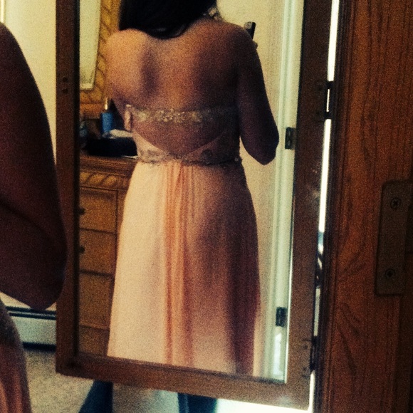 Faviana Light Pink Prom Dress - Picture 5 of 6